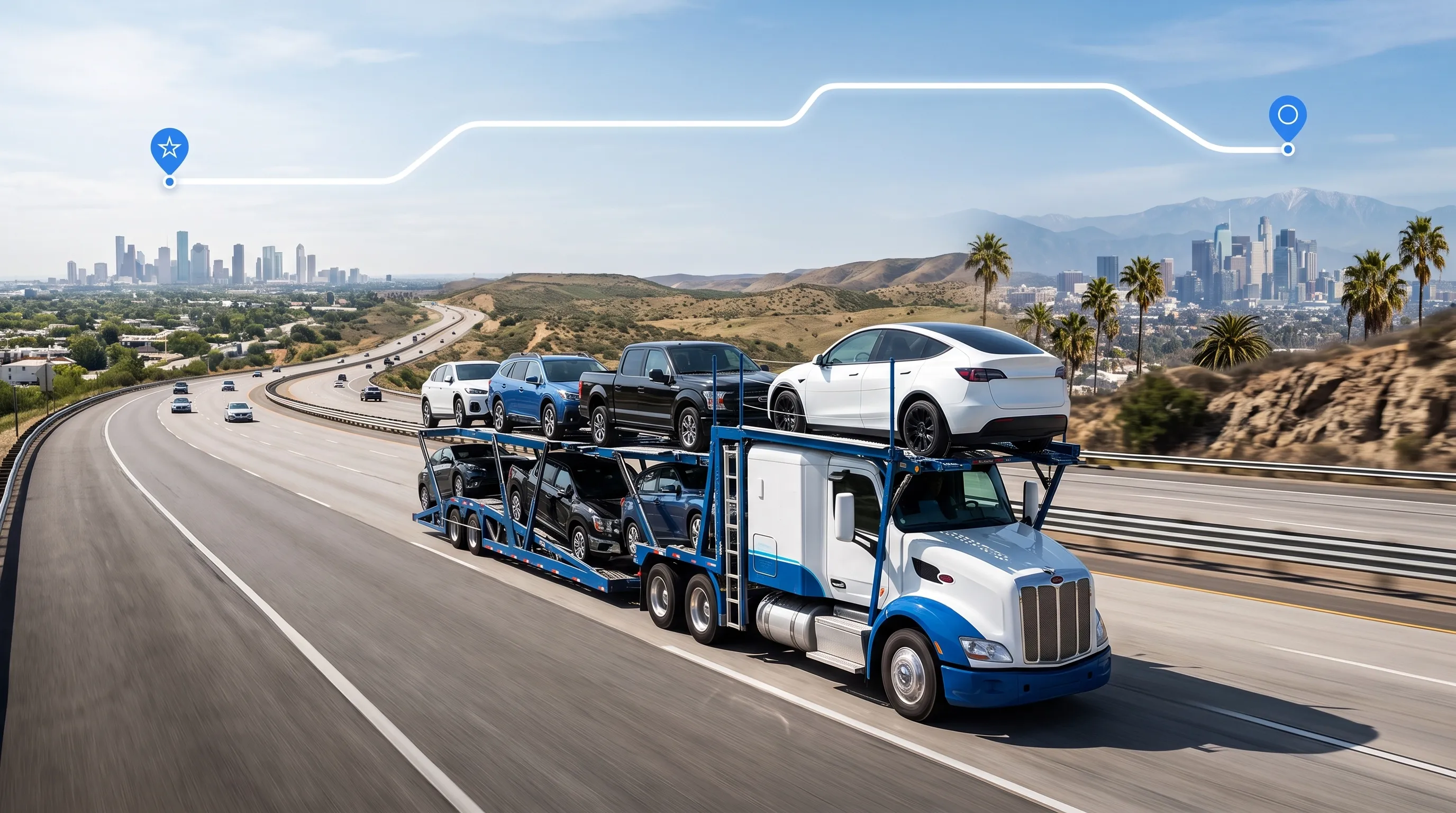 Houston to Los Angeles Car Shipping: 2026 Rates and Transit Days blog post image