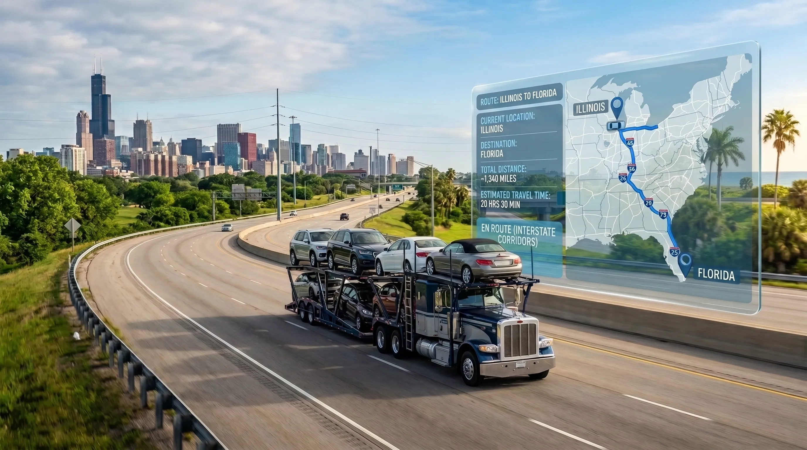 Illinois to Florida Car Shipping: What to Expect in 2026 blog post image