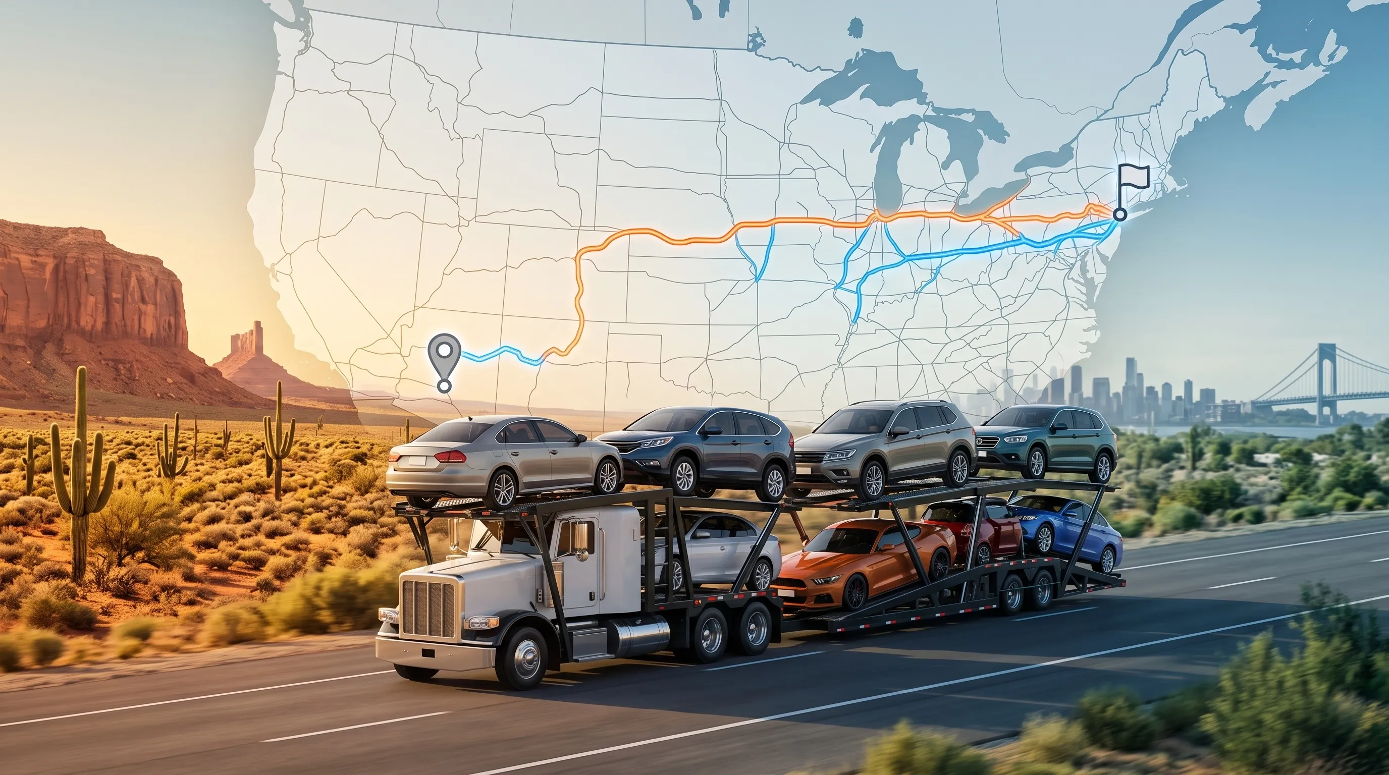 Arizona to New York Car Shipping: Your 2026 Planning Guide blog post image