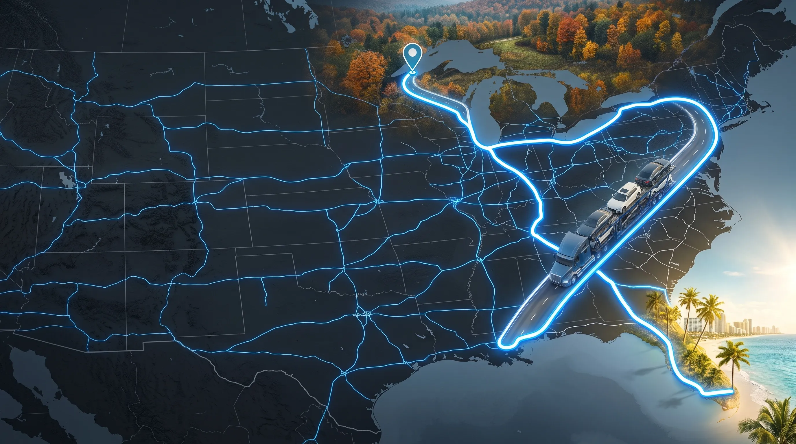 Wisconsin to Florida Car Shipping for Snowbirds: 2026 Season Rates blog post image